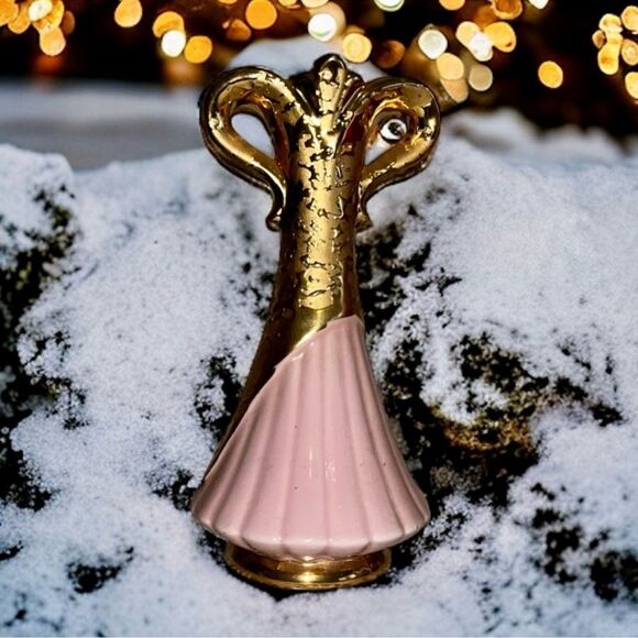 Savoy China Weeping Gold Vase 50s/60s Vintage Mid Century 🎉 HOST PICK 🎉 - Picture 5 of 16